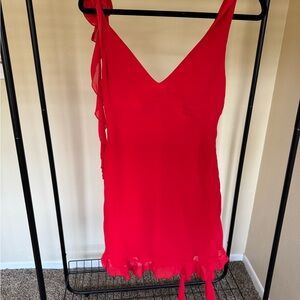 White Fox Boutique Red Mini Dress